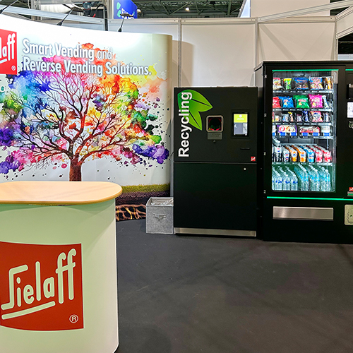 Messestand von Sielaff UK auf der Recycling-Expo in London