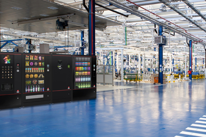 SiLine Combi Automat im Unternehmen