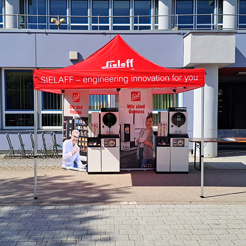 Bild unseres Standes auf der BR-Radltour